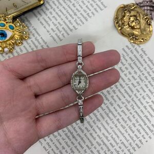 Vintage Silver Tone 1951 Bulova 10k Gold Plated Women's Watch